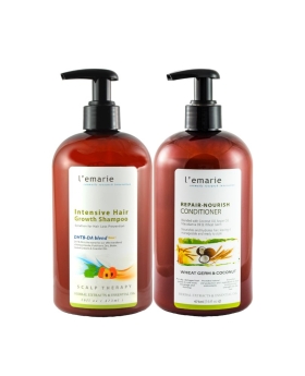 L'emarie Intensive Hair Growth Shampoo and Conditioner DUO