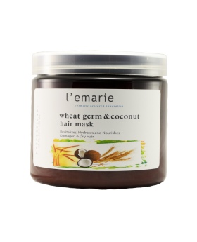Wheat Germ and Coconut Hair Mask - 16 oz - Deep Conditioner Treatment 