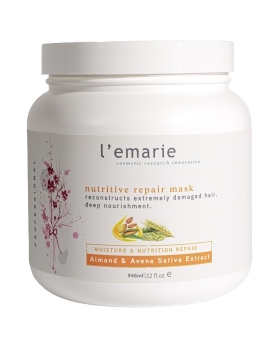 L'emarie Hair Mask Deep Conditioner With Bentonite Clay and Morrocan Argan Oil 32 Ounces 