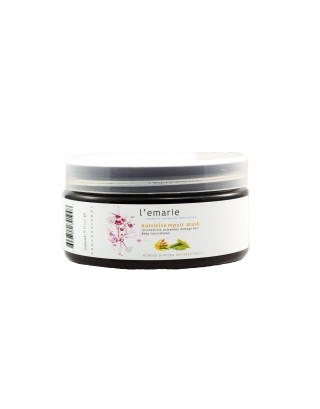 L'emarie Nutritive Repair Hair Mask with Argan Oil, Keratin & Silk – Deep Conditioner for Dry, Damaged Hair, 9 oz
