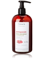 L'emarie Pomegranate Sulfate-Free Smoothing Shampoo – Moisture Repair for Dry, Frizzy Hair, 15 oz