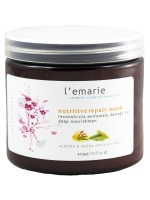 L'emarie Nutritive Repair Hair Mask with Argan Oil, Keratin & Silk – Deep Conditioner for Dry, Damaged Hair, 16 oz