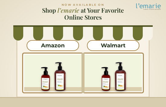 l'emarie Strengthening Shampoo, available on Amazon and Walmart