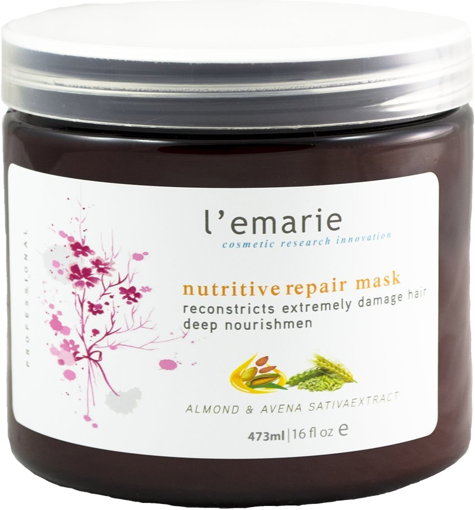 L'emarie Nutritive Repair Hair Mask 16 oz